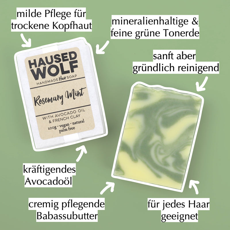 Rosemary Mint - Haarseife